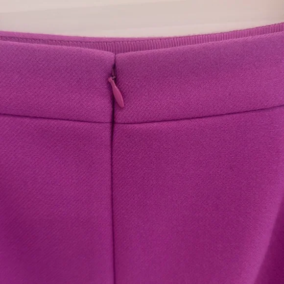 J Crew raspberry wool skirt sz 2 - Picture 7 of 7